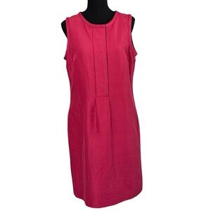NWOT Talbots Red Sleeveless Business Casual Dress Womens Size 12
